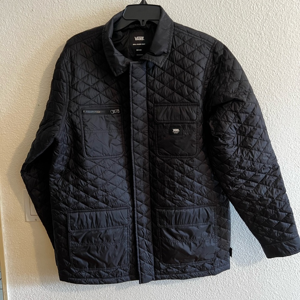 Vans Black Lightweight Quilted Shirt Jacket